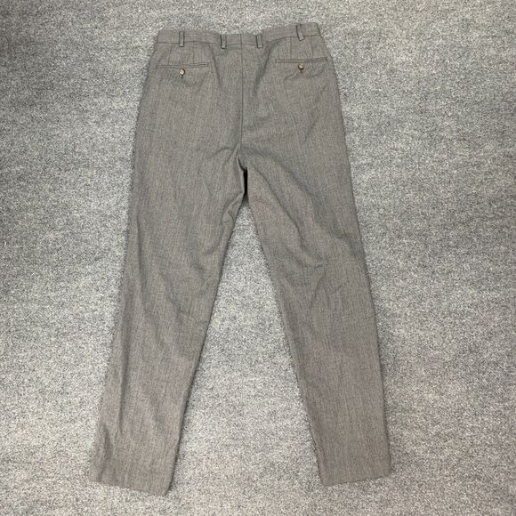 LRL Lauren Ralph Lauren Dress Pants Mens 36x33 Gray Wool Blend Career Business - Picture 6 of 10